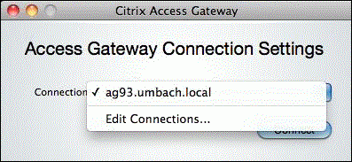Citrix netscaler access gateway: access gateway plug-in for mac